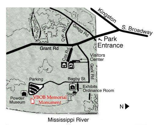 Map of Monument Location